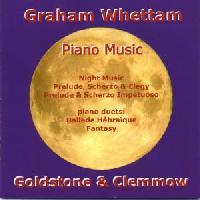 Picture of CD of piano music by Graham Whettam, performed by Goldstone and Clemmow