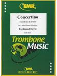 Picture of Sheet music for baritone, tenor trombone (bass or treble clef) or euphonium and piano by Ferdinand David