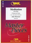 Picture of Sheet music for clarinet and piano by Jules Massenet
