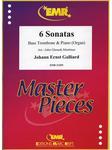 Picture of Sheet music for bass trombone and piano or organ by Johann Galliard