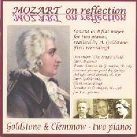 Picture of CD of music by Mozart, arranged for piano duo and performed by Goldstone and Clemmow