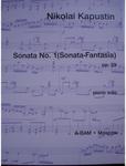 Picture of Sheet music for piano solo by Nikolai Kapustin