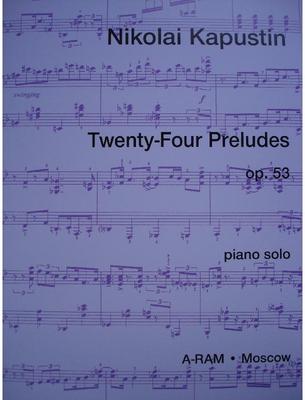 Picture of Sheet music  for piano (english text). ** SPECIAL OFFER - LIMITED PERIOD ONLY **

Sheet music for piano solo by Nikolai Kapustin with a foreword in English