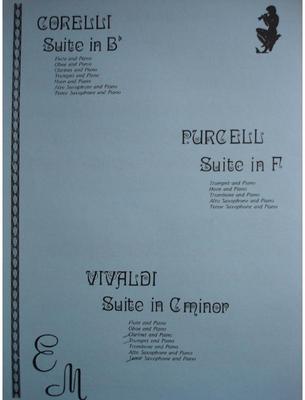 Picture of Sheet music for clarinet, tenor saxophone, trumpet or euphonium and piano by Antonio Vivaldi