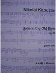Picture of Sheet music for piano solo by Nikolai Kapustin