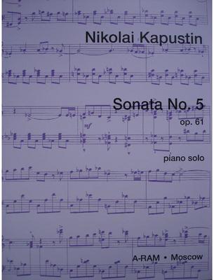 Picture of Sheet music for piano solo by Nikolai Kapustin