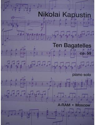 Picture of Sheet music for piano solo by Nikolai Kapustin