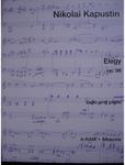 Picture of Sheet music for cello and piano by Nikolai Kapustin