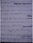 Picture of Sheet music for cello and piano by Nikolai Kapustin
