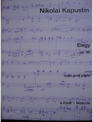 Picture of Sheet music for cello and piano by Nikolai Kapustin