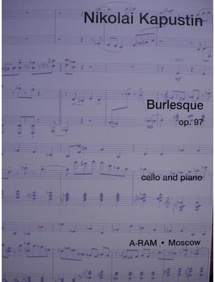 Picture of Sheet music for cello and piano by Nikolai Kapustin