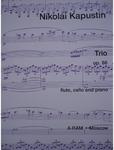 Picture of Sheet music for flute, cello and piano by Nikolai Kapustin