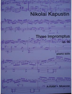 Picture of Sheet music for piano solo by Nikolai Kapustin