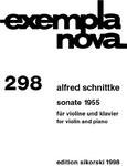 Picture of Sheet music for violin and piano by Alfred Schnittke