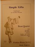 Picture of Sheet music  for 2 trumpets; french horn or trombone; trombone by Anonymous. Sheet music for brass quartet