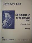 Picture of Sheet music for saxophone and piano by Sigfrid Karg-Elert