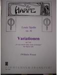 Picture of Sheet music for harp solo by Louis Spohr
