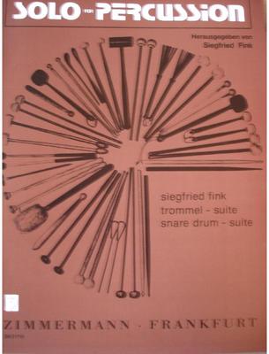 Picture of Sheet music  for percussion. Sheet music for snare drum solo by Siegfried Fink