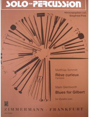 Picture of Sheet music for vibraphone solo by Mark Glentworth