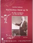 Picture of Sheet music for flute and piano by Joachim Andersen
