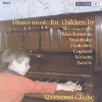 Picture of CD of piano works written with children in mind, performed by Raymond Clarke