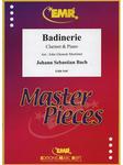 Picture of Sheet music for clarinet and piano by Johann Sebastian Bach