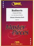 Picture of Sheet music for clarinet and piano by Johann Sebastian Bach