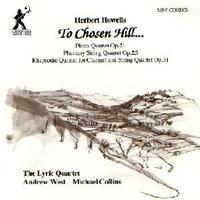 Picture of CD of chamber music by Herbert Howells, performed by the Lyric Quartet with Michael Collins (clarinet) and Andrew West (piano).