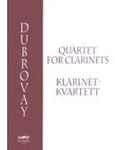 Picture of Sheet music for clarinet or alto clarinet, 2 clarinets and bass clarinet by László Dubrovay