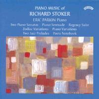 Picture of CD of piano music by Richard Stoker, recorded by Eric Parkin.