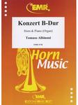 Picture of Sheet music for french horn in Eb or F and piano or organ by Tomaso Albinoni