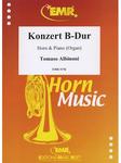 Picture of Sheet music for french horn in Eb or F and piano or organ by Tomaso Albinoni