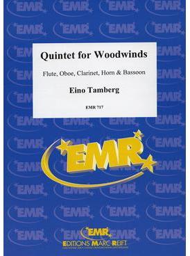 Picture of Sheet music for flute, oboe, clarinet, bassoon and french horn by Eino Tamberg