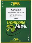 Picture of Sheet music  for trombone (bc/tc) and piano. Sheet music for tenor trombone in bass or treble clef and piano by Camille Saint-Saëns