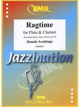 Picture of Sheet music for flute, clarinet and piano with optional guitar, double bass and percussion by Dennis Armitage