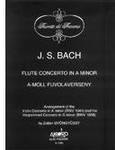 Picture of Sheet music for flute and piano or harpsichord by Johann Sebastian Bach