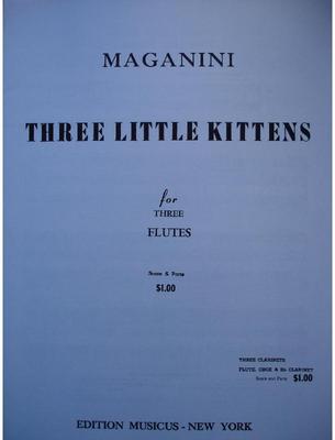 Picture of Sheet music for 3 violins, equal recorders, flutes or oboes, or 3 clarinets, tenor saxophones or trumpets, or 3 alto saxophones, or 3 french horns by Quinto Maganini