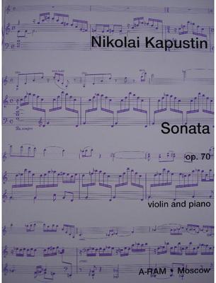 Picture of Sheet music for violin and piano by Nikolai Kapustin