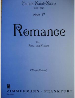 Picture of Sheet music for flute and piano by Camille Saint-Saëns