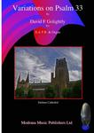 Picture of Sheet music  by David Frederick Golightly. S.A.T.B setting of Psalm 33 for chantry choir and organ. Available as a PDF file under licence 20 copies £20.00