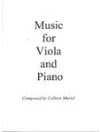 Picture of Some uniquely descriptive pieces of music for solo viola, solo violin and viola and piano, written by Colleen Muriel (elflauto.ca)