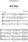 Picture of Sheet music  for chapel choir by James Hewitt. SATB unaccompanied anthem suitable for Christmas, Annunciation or general use.