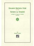 Picture of Sheet music  for flute, treble recorder and guitar by Giovanni Battista Vitali. Late 17th Century Italian trio sonata