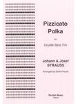 Picture of Sheet music  by Johann Strauss II. A collaborative polka by Johann and Josef Strauss has been arranged for double bass quartet by David Heyes. Who better to play an all-pizzicato piece than the undisputed pizzicato kings - the basses!