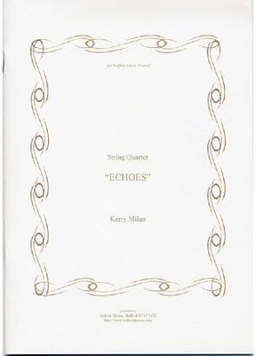 Picture of Sheet music  for violin, violin, viola and cello by Kerry Milan. - a single movement string quartet lasting about 15 minutes, written in response to a request from Stafford Music Festival for a piece evoking Shugborough Hall in Staffordshire.