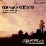 Picture of CD of music for violin and orchestra by Bernard Stevens, performed by Ernst Kovacic (violin) and the BBC Philharmonic, conducted by Edward Downes.
