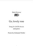 Picture of Sheet music  for chorus and piano by Mark Browse. Choral setting of a poem by Edmund Waller