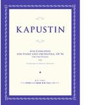 Picture of Sheet music for 2 pianos 4 hands by Nikolai Kapustin