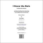 Picture of Sheet music  for soprano, soprano and alto by Peter Walters. A beautiful and uplifting song for young singers and the life giving power of rain and the water cycle.

Suitable for Junior and Girl's SSA choirs
