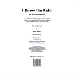 Picture of Sheet music  for soprano, soprano, alto and piano by Peter Walters. A beautiful and uplifting song for young singers and the life giving power of rain and the water cycle. Suitable for Junior and Girl's SSA choirs